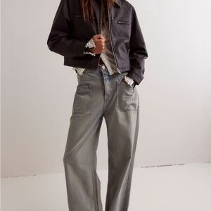 We the Free. Free people Palmer jeans light grey wash. 31